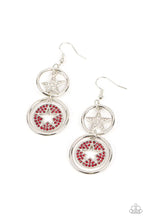 Load image into Gallery viewer, Liberty and SPARKLE for All - Red Earring #1024