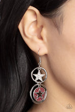Load image into Gallery viewer, Liberty and SPARKLE for All - Red Earring #1024