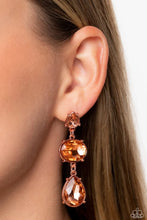 Load image into Gallery viewer, Royal Appeal - Copper Post Earring #1090