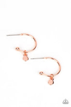 Load image into Gallery viewer, Modern Model - Copper Hoop Earring #1104