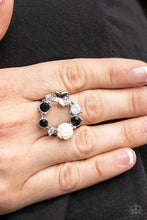 Load image into Gallery viewer, Butterfly Bustle - Black Ring #251