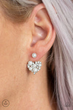 Load image into Gallery viewer, Star-Studded Success - White Jacket Earring #1323