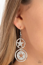 Load image into Gallery viewer, Liberty and SPARKLE for All - White Earring #1339