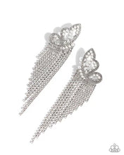 Load image into Gallery viewer, Aerial Accent - White Post Earrings #5106