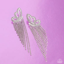 Load image into Gallery viewer, Aerial Accent - White Post Earrings #5106