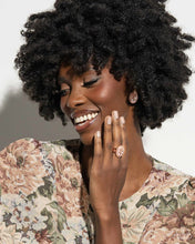 Load image into Gallery viewer, Rosy Relic - Copper Post Earrings #5120