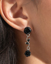Load image into Gallery viewer, Led by the ROSE - Black Earring #5308