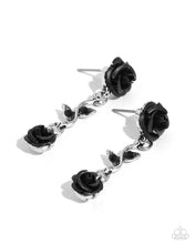 Load image into Gallery viewer, Led by the ROSE - Black Earring #5308