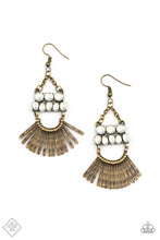 Load image into Gallery viewer, A FLARE For Fierceness - Brass Earring #651