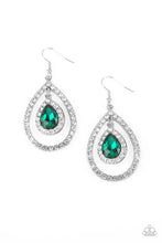 Load image into Gallery viewer, Blushing Bride - Green Earring #827