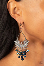 Load image into Gallery viewer, Chromatic Cascade - Blue Earring #884