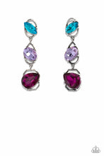 Load image into Gallery viewer, Dimensional Dance - Multi Post Earring #1192