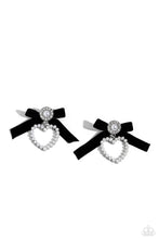 Load image into Gallery viewer, BOW and Then - Black Post Earring #5118