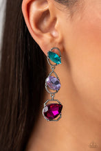 Load image into Gallery viewer, Dimensional Dance - Multi Post Earring #1192