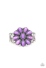 Load image into Gallery viewer, Stone Gardenia - Purple Ring #142
