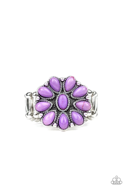 Stone Gardenia - Purple Ring #142