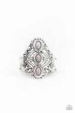 Load image into Gallery viewer, Mayan Motif - Silver Ring #377
