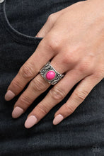 Load image into Gallery viewer, Free-Spirited Fields - Pink Ring #182
