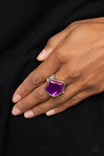 Load image into Gallery viewer, Abstract Escapade - Purple Ring #193
