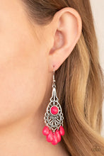 Load image into Gallery viewer, Fruity Tropics - Pink Earring #1145
