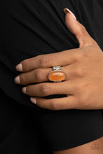 Load image into Gallery viewer, Mystical Mantra - Orange Ring #086
