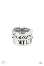 Load image into Gallery viewer, Dream Louder - Silver Ring #367
