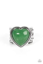 Load image into Gallery viewer, Stone Age Admirer - Green Ring #305
