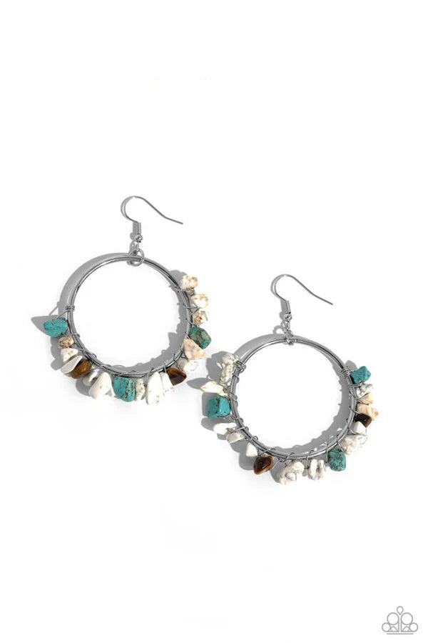 Handcrafted Habitat - White Earrings #1289