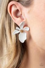 Load image into Gallery viewer, Hawaiian Heiress - White Post Earring #1290
