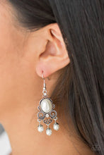 Load image into Gallery viewer, I Better Get GLOWING - White Earring #1292
