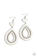 Load image into Gallery viewer, Now SEED Here - White Earrings #1304
