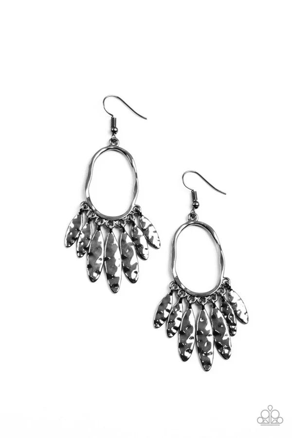 Artisan Aria - Black Earring #1378