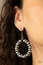 Load image into Gallery viewer, Cosmic Halo - Black Earring #1384
