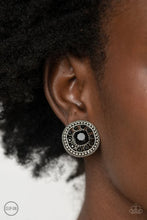 Load image into Gallery viewer, Dazzling Definition - Black Cip-On Earring #1385
