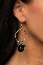 Load image into Gallery viewer, Delectably Diva - Black Earring #1386
