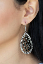 Load image into Gallery viewer, Industrial Incandescence - Black Earring #1406
