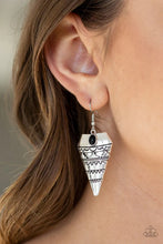 Load image into Gallery viewer, Jurasic Journey - Black Earrings #1409
