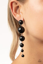 Load image into Gallery viewer, Living a WEALTHY Lifestyle - Black Earring #1412
