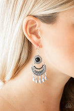 Load image into Gallery viewer, Mantra to Mantra - Black Earrings #1414
