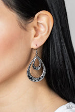 Load image into Gallery viewer, Museum Muse - Black Earring #1420
