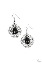 Load image into Gallery viewer, Totally GLOWN Away - Black Earring #1442
