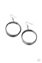 Load image into Gallery viewer, Urban-Spun - Black Earring #1445
