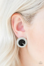 Load image into Gallery viewer, What Should I BLING? - Black Post Earring #1447
