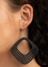 Load image into Gallery viewer, WOOD You Rather - Black Earring #1449
