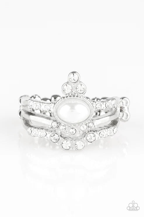 Timeless Tiaras - White Ring #271