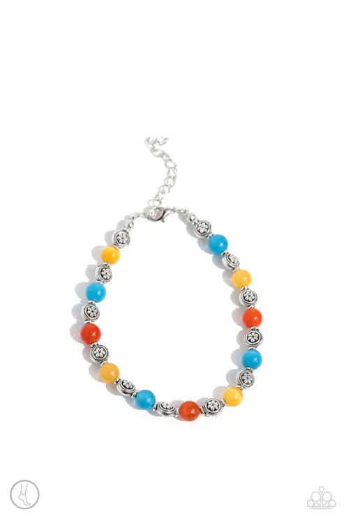 Beachy Bouquet - Multi Anklet #5009