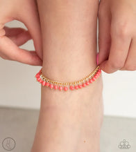 Load image into Gallery viewer, Mermaid Mix - Orange Anklet #5017
