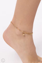 Load image into Gallery viewer, Solo Sojourn - Gold Anklet #5020
