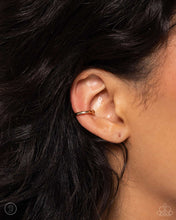 Load image into Gallery viewer, Barbell Beauty - Gold Cuff Earrings #5231
