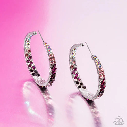 GLITZY By Association - Multi Hoop Earring #5271